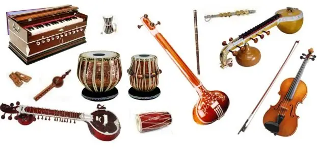 वाद्य यंत्रों के प्रकार तथा वर्गीकरण